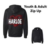 Harloe: 22 Zip Up Hoodie