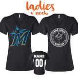 PB Marlins: Ladies- Tank or V Neck